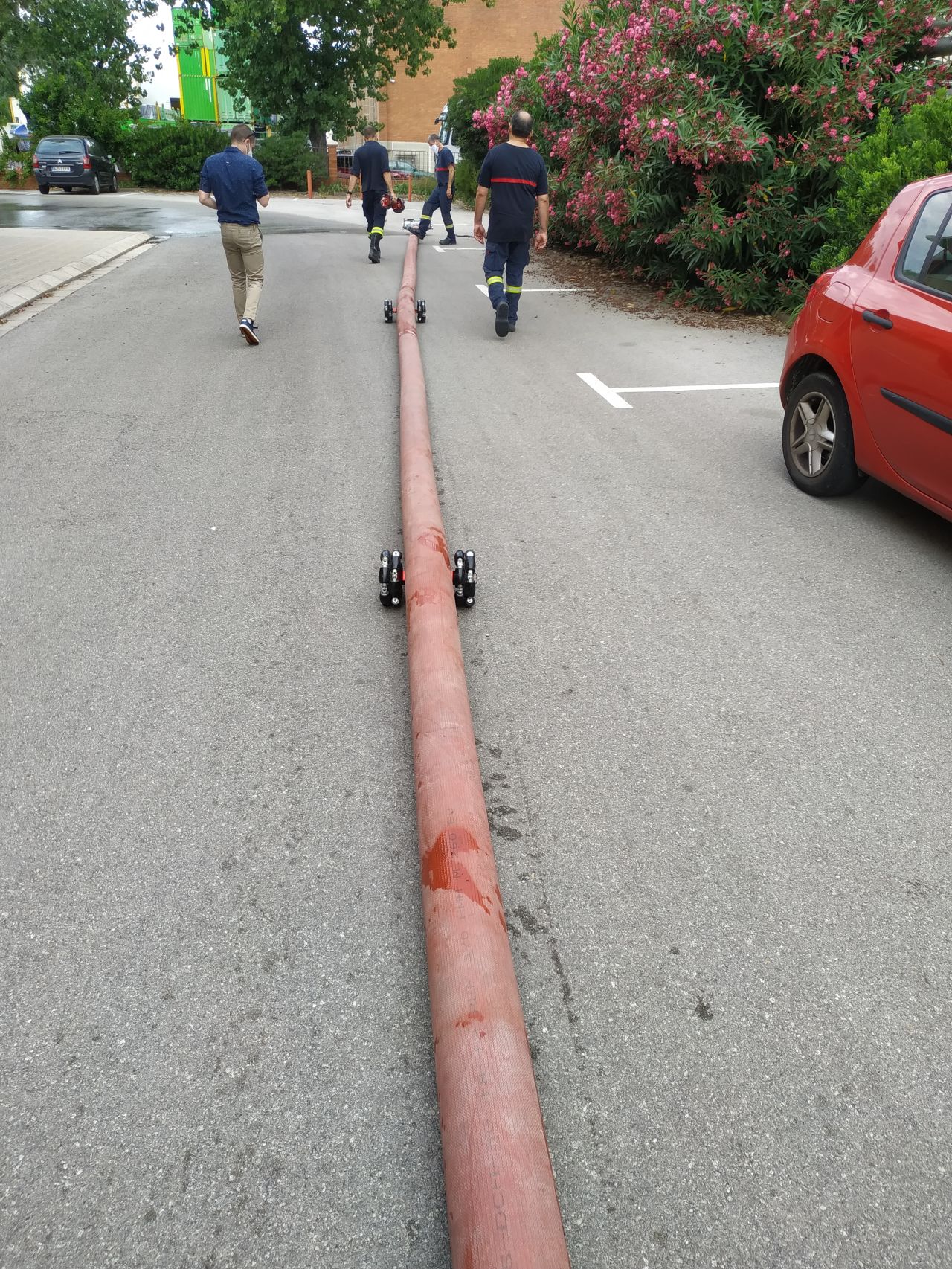Omnidirectional Fire Hose Rollers