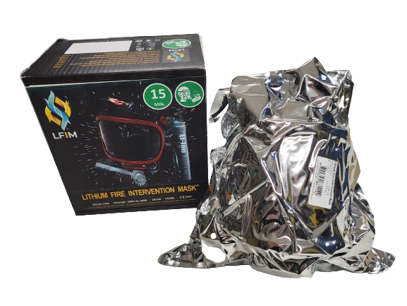 Lithium-Ion Battery Fire Protection Mask