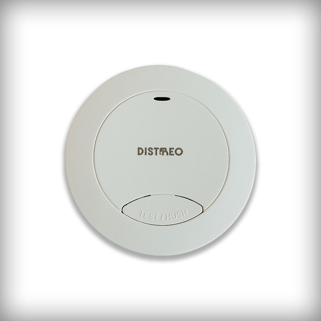 Compact smoke detector with audible and visual alarm, SM03