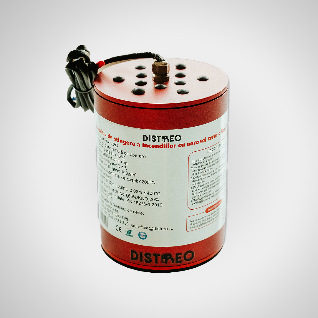 FlareProf – automatic thermal-aerosol system for protecting technical and industrial spaces