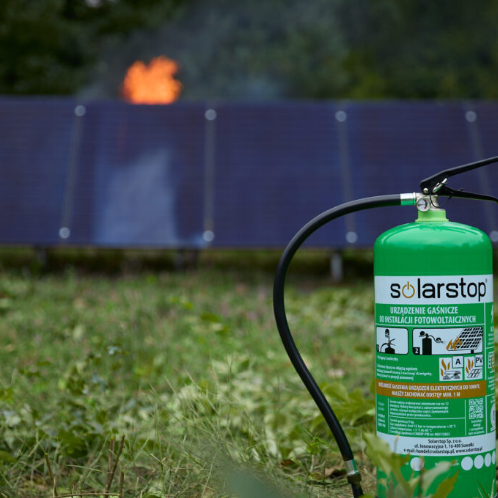 Photovoltaic Fire Supression Device - SolarSTOP