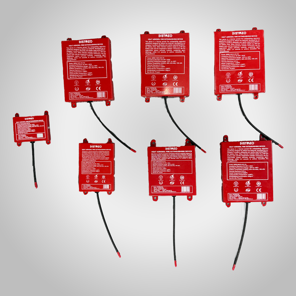 FlareRack – compact automatic thermal-aerosol fire-suppression system