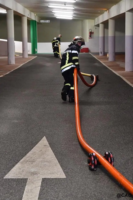 Omnidirectional Fire Hose Rollers