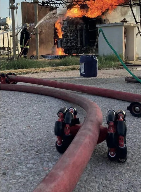 Omnidirectional Fire Hose Rollers
