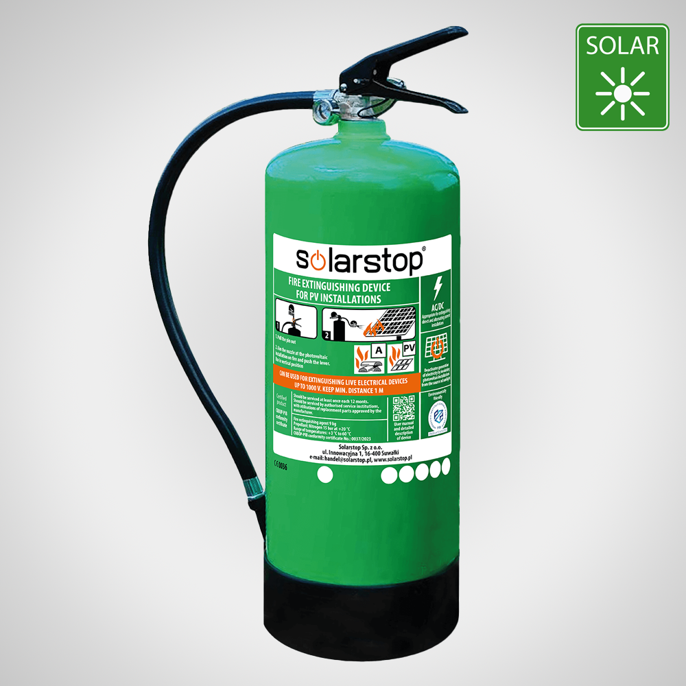 Photovoltaic Fire Supression Device - SolarSTOP