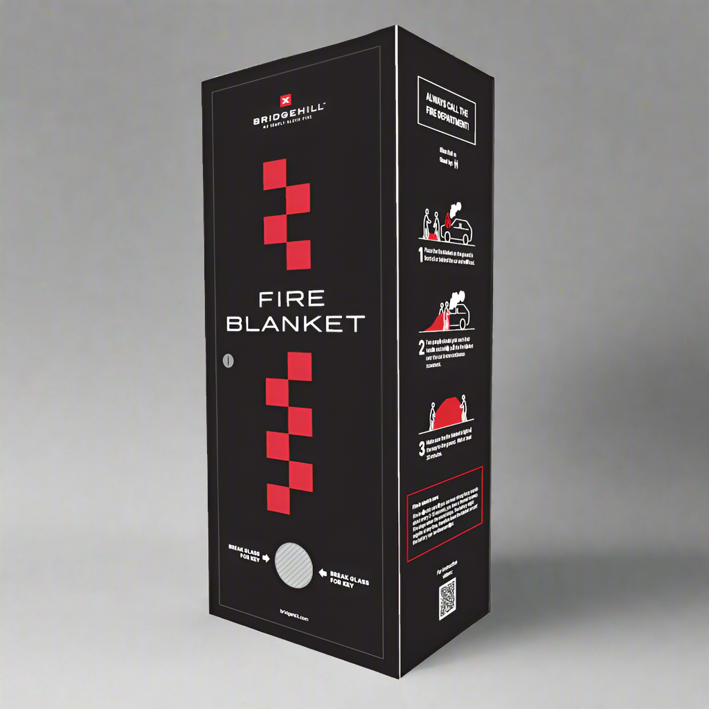 Metal Cabinet for Fire Blankets 