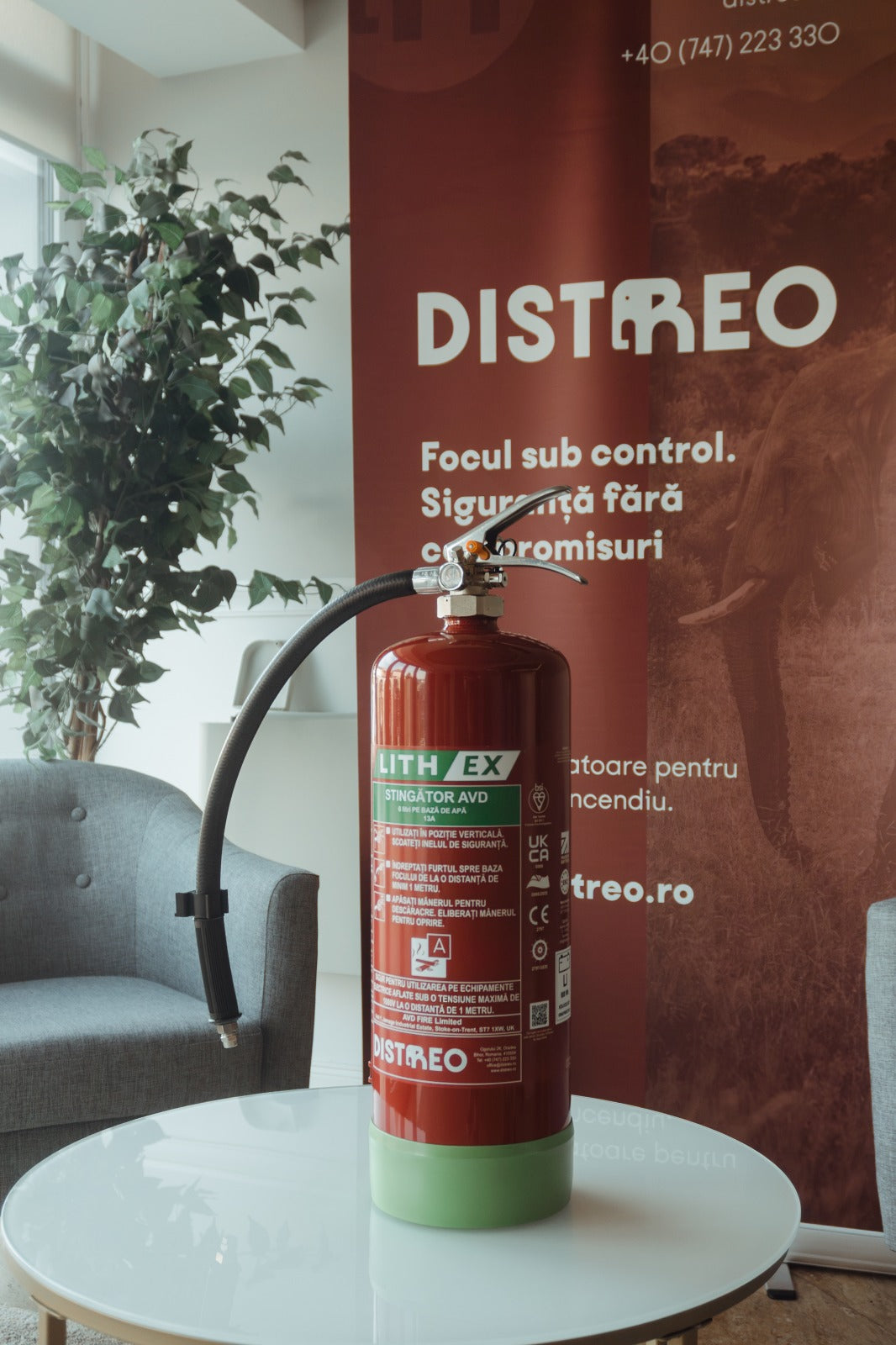 Lithium-Ion Battery Extinguisher for EVs, Scooters and Electric Scooters - LITH EX 
